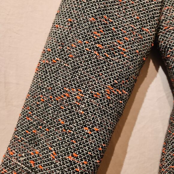 J.Crew Sz 2 Tweed Gray Pink Career Dress Lined Dress Professional Modest Church - Picture 3 of 10